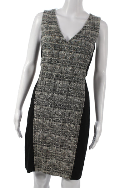 Akris Punto Women 2 Piece Black V-Neck Long Sleeve Suit Buckle Size 6