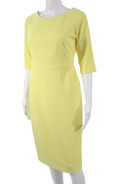 Calvin Klein Women Sheath Dress Brown Round Neck Above Knee Size 0
