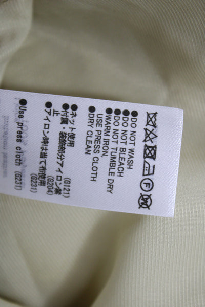 Moussy Women Basic Jacket Ivory Buckle Long Sleeve Polyester Size XS