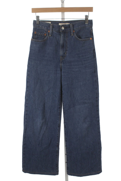 Levis Women High Rise Blue Jeans Button Fly Size 25