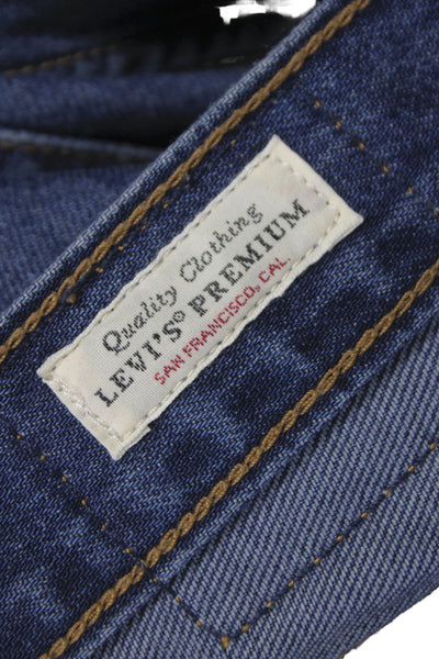 Levis Women High Rise Blue Jeans Button Fly Size 25