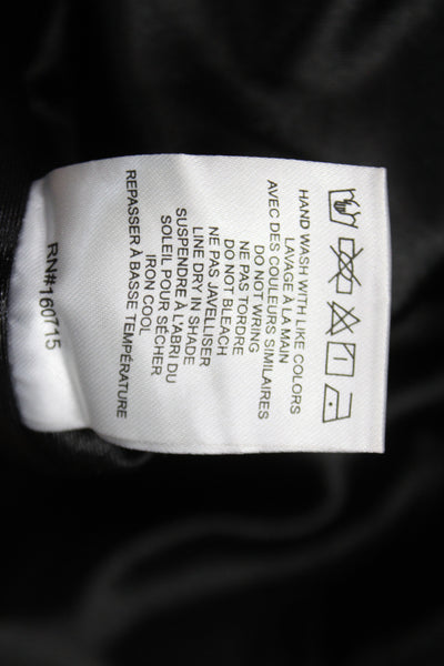 Ser.O.Ya Womens Bodycon Mini Dress Black Sleeveless Zip 95% Polyester Size S