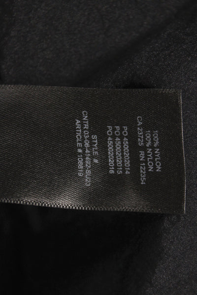 TNA Unisex Windbreaker Jogger Pants Black Nylon 90s Size S