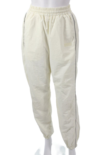 Moussy Unisex Windbreaker Joggers Beige Size XS