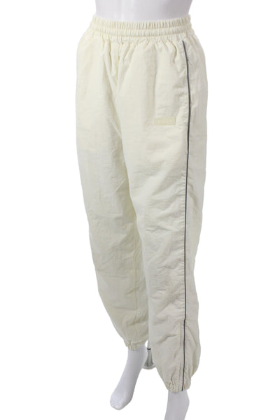 Moussy Unisex Windbreaker Joggers Beige Size XS