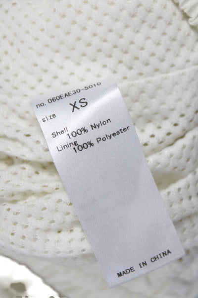 Moussy Unisex Windbreaker Joggers Beige Size XS