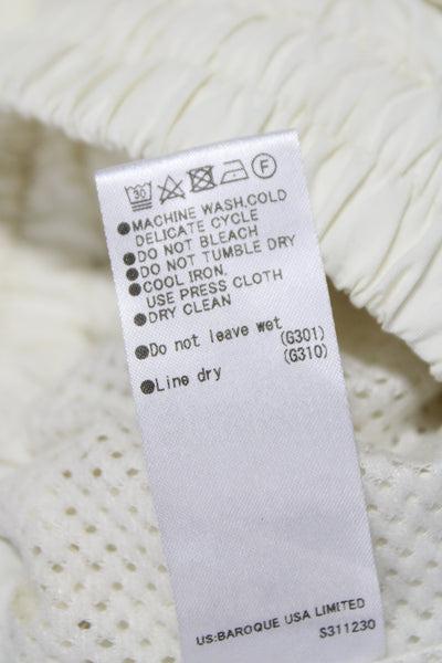 Moussy Unisex Windbreaker Joggers Beige Size XS
