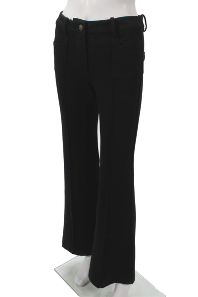 Zara Womens Dress Pants Black Button Classic Size S