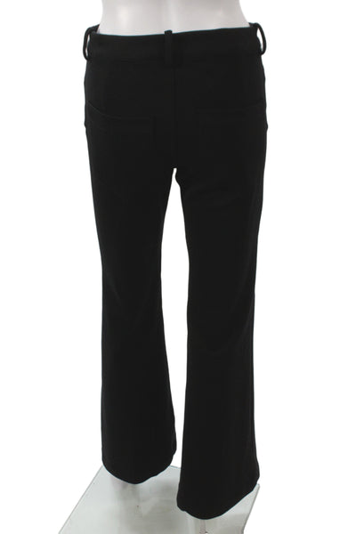 Zara Womens Dress Pants Black Button Classic Size S