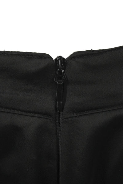 By Dyln Womens Black Cargo Pants Buckle 100% Polyester Gothic Size S