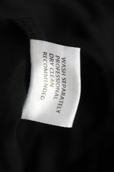 By Dyln Womens Black Cargo Pants Buckle 100% Polyester Gothic Size S