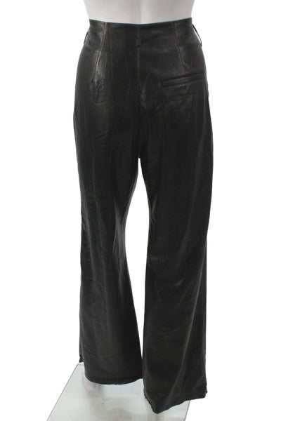 Nanushka Womens Dress Pants Black Solid Biker Size XS
