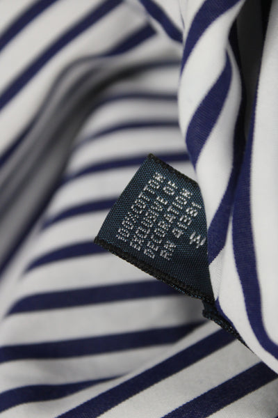 Ralph Lauren Men's  Cotton Striped button up Shirt White Size S