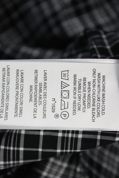Ralph Lauren Mens Collard Cotton Striped button up Shirt Black  Size M
