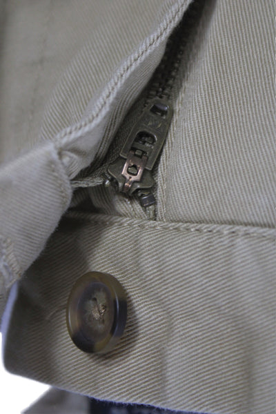 J Crew Mens Chino Shorts Beige Cotton Size 31
