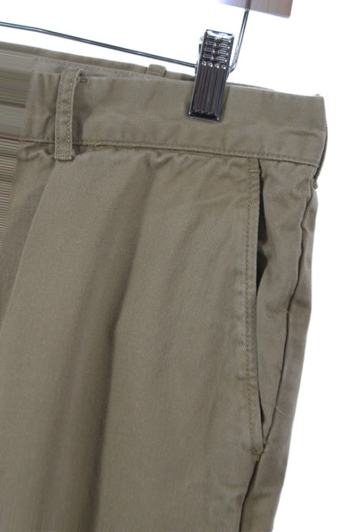 J Crew Mens Beige Chinos 100% Cotton Button Size 32