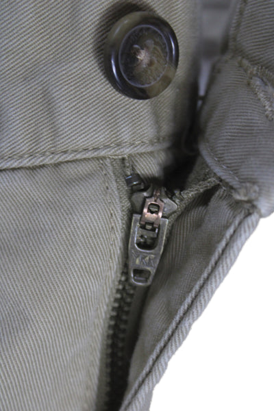J Crew Mens Beige Chinos 100% Cotton Button Size 32