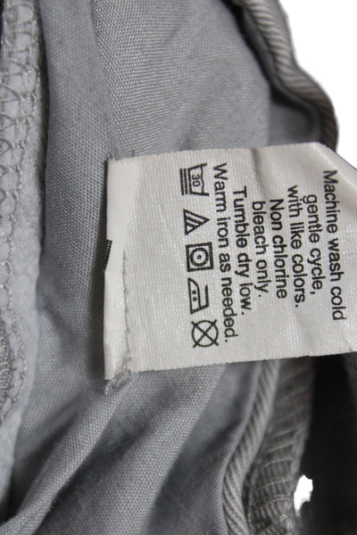 J Crew Mens Chino Pants Gray 100% Cotton Button Size 32