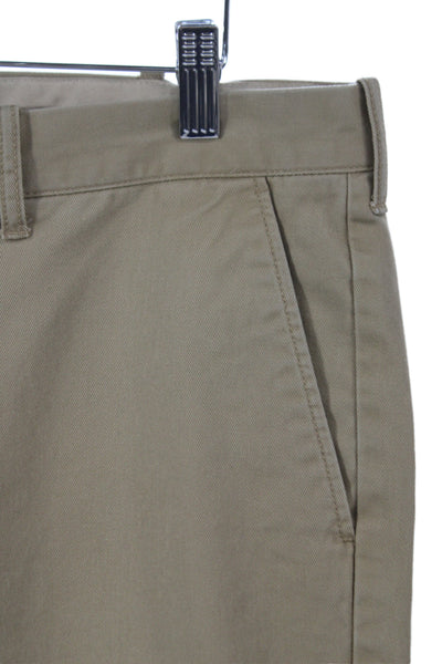 J Crew Men Chino Pants Beige 100% Cotton Button Closure Size 30