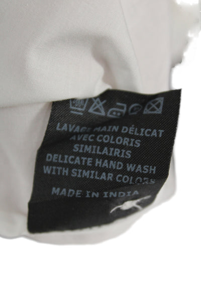 Isabel Marant Etoile Women Shift Shirt Dress White Cotton Above Knee Size 36