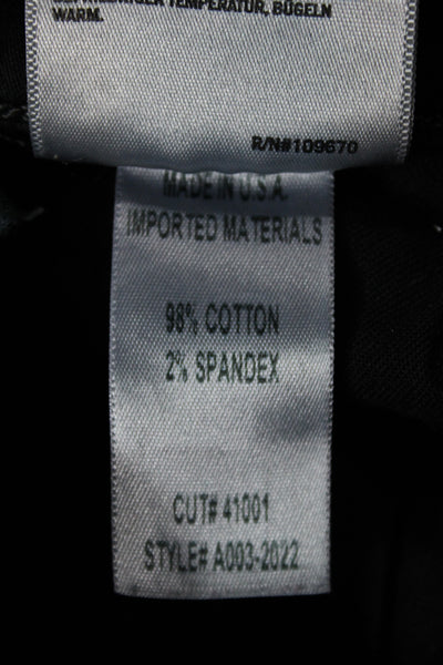 Agolde Womens Skinny Black High Rise Button Fly Jeans Size 25