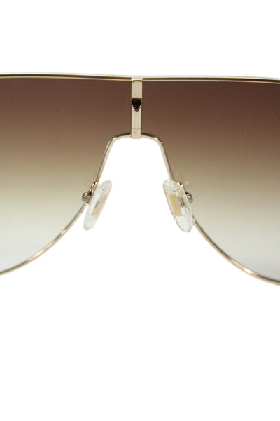 Diff Eyewear Womens Ombre Aviator Sunglasses Brown Size 2.5"-0.5" 5"