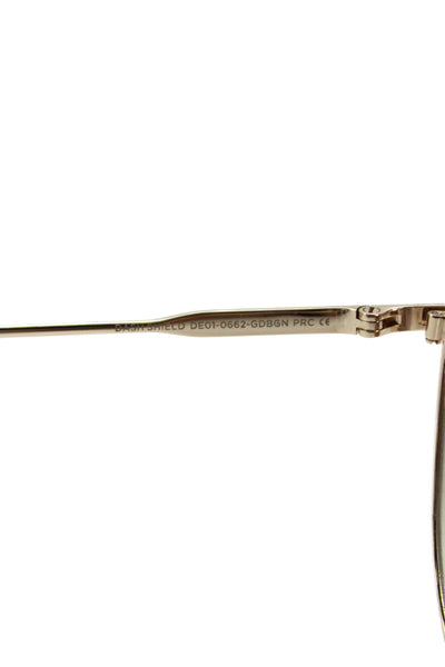 Diff Eyewear Womens Ombre Aviator Sunglasses Brown Size 2.5"-0.5" 5"