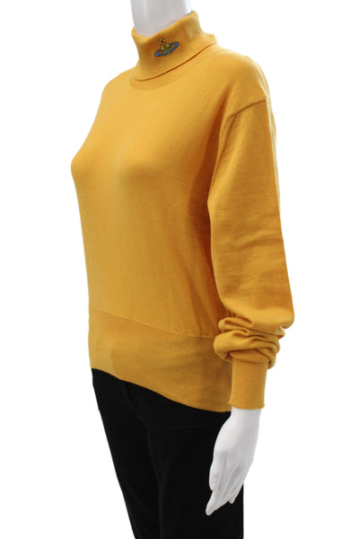 Vivienne Westwood Red Label Unisex Yellow Turtleneck Pullover Sweater Size M