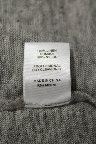 Generation Love Womens Basic Gray Short Sleeve T Shirt Round Neck Size M