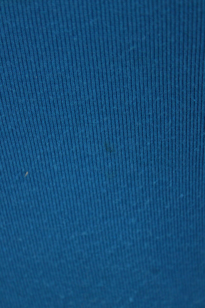 Splendid Women Sleeveless Camisole Square Neck Blue Pima Cotton Modal Size M