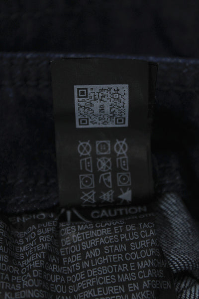 Zara Women 90s Dark Blue High Rise Jeans 28 Inseam Size 0