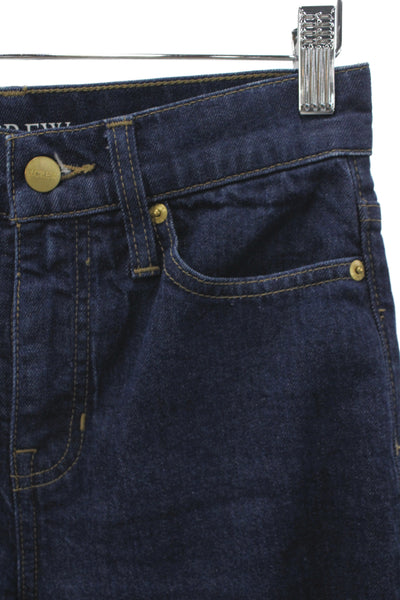 J Crew Womens Dark Blue Flared Wide Leg Jeans Size 23