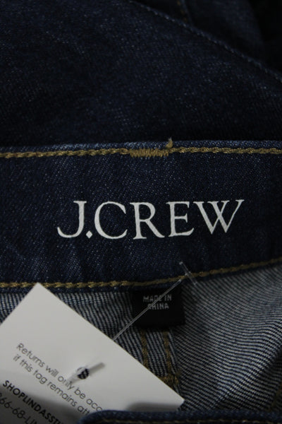 J Crew Womens Dark Blue Flared Wide Leg Jeans Size 23