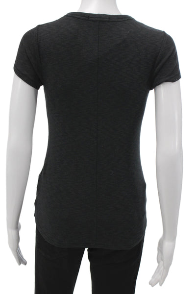 Rag & Bone Womens Black Jersey Basic Short Sleeve T Shirt Crew Neck Size XS
