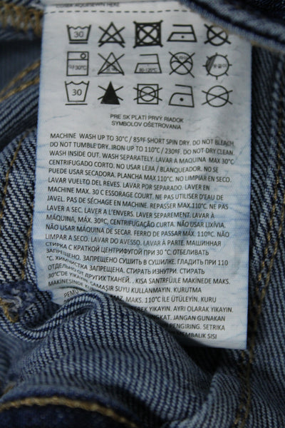 MNG Women Mid-Rise Blue Jeans Size 2