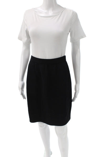 St. John Evening By Marie Gray Womens Black Pencil Skirt Size 6