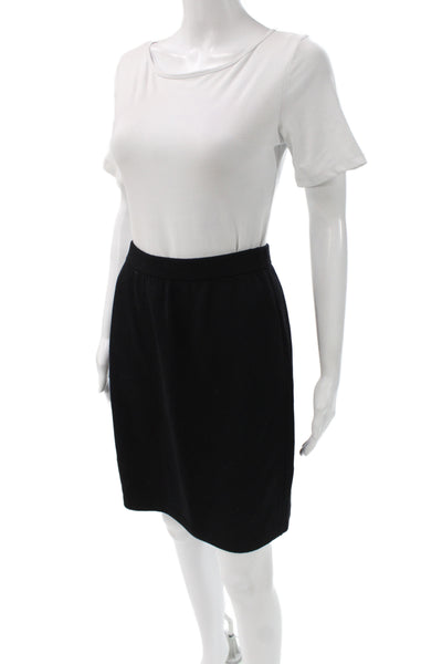 St. John Evening By Marie Gray Womens Black Pencil Skirt Size 6