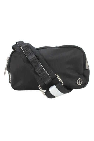 Lululemon Womens Everywhere Crossbody Shoulder Handbag Black White