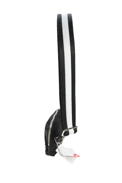Lululemon Womens Everywhere Crossbody Shoulder Handbag Black White