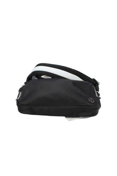 Lululemon Womens Everywhere Crossbody Shoulder Handbag Black White
