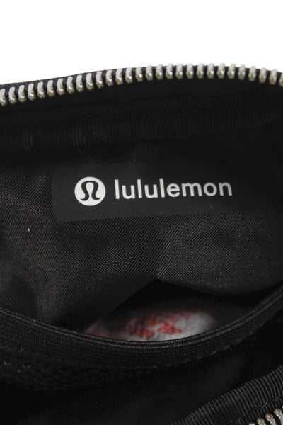 Lululemon Womens Everywhere Crossbody Shoulder Handbag Black White
