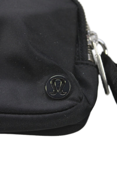 Lululemon Womens Everywhere Crossbody Shoulder Handbag Black White
