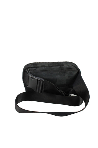 Lululemon Womens Camouflage Print Zipper Closure Belt Bag Black