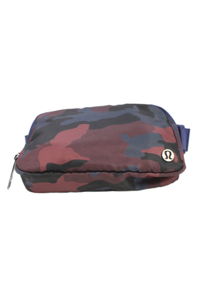Lululemon Womens Camouflage Print Zip Around Belt Bag Multi Colored
