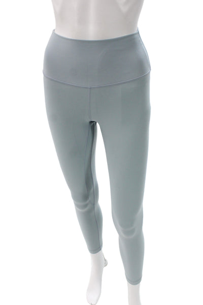 Lululemon Womens Ankle Leggings Gray Spandex Size 4
