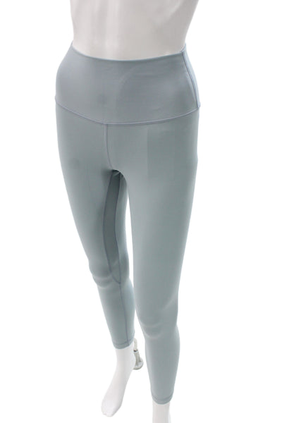 Lululemon Womens Ankle Leggings Gray Spandex Size 4