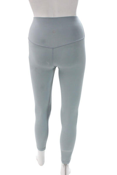 Lululemon Womens Ankle Leggings Gray Spandex Size 4