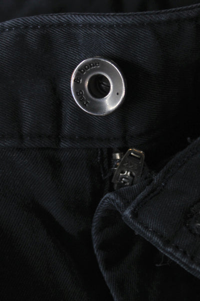 Rag & Bone Mens Chino Pants Dark Blue Button 28 Inseam Size 33