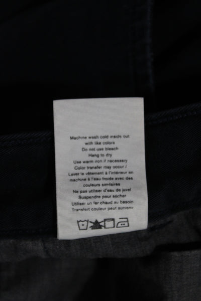 Rag & Bone Mens Dark Blue Chino Pants Button Closure Size 33