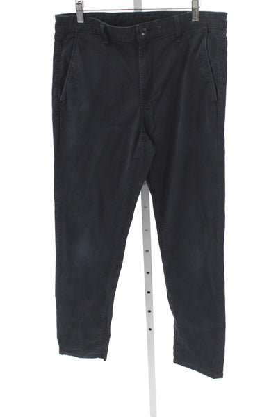 Rag & Bone Mens Chino Pants Dark Gray Cotton Solid Size 33